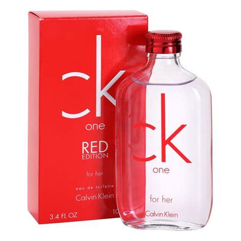 perfume calvin klein red edition